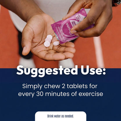Glosene™ - Chewable Electrolyte Tablets - Fast Acting Hydration - Mixed Berry Flavor