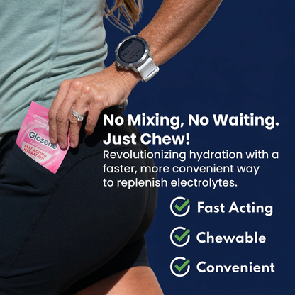 Glosene™ - Chewable Electrolyte Tablets - Fast Acting Hydration - Mixed Berry Flavor